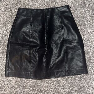 Stradivarius leather skirt. Size USA 2.